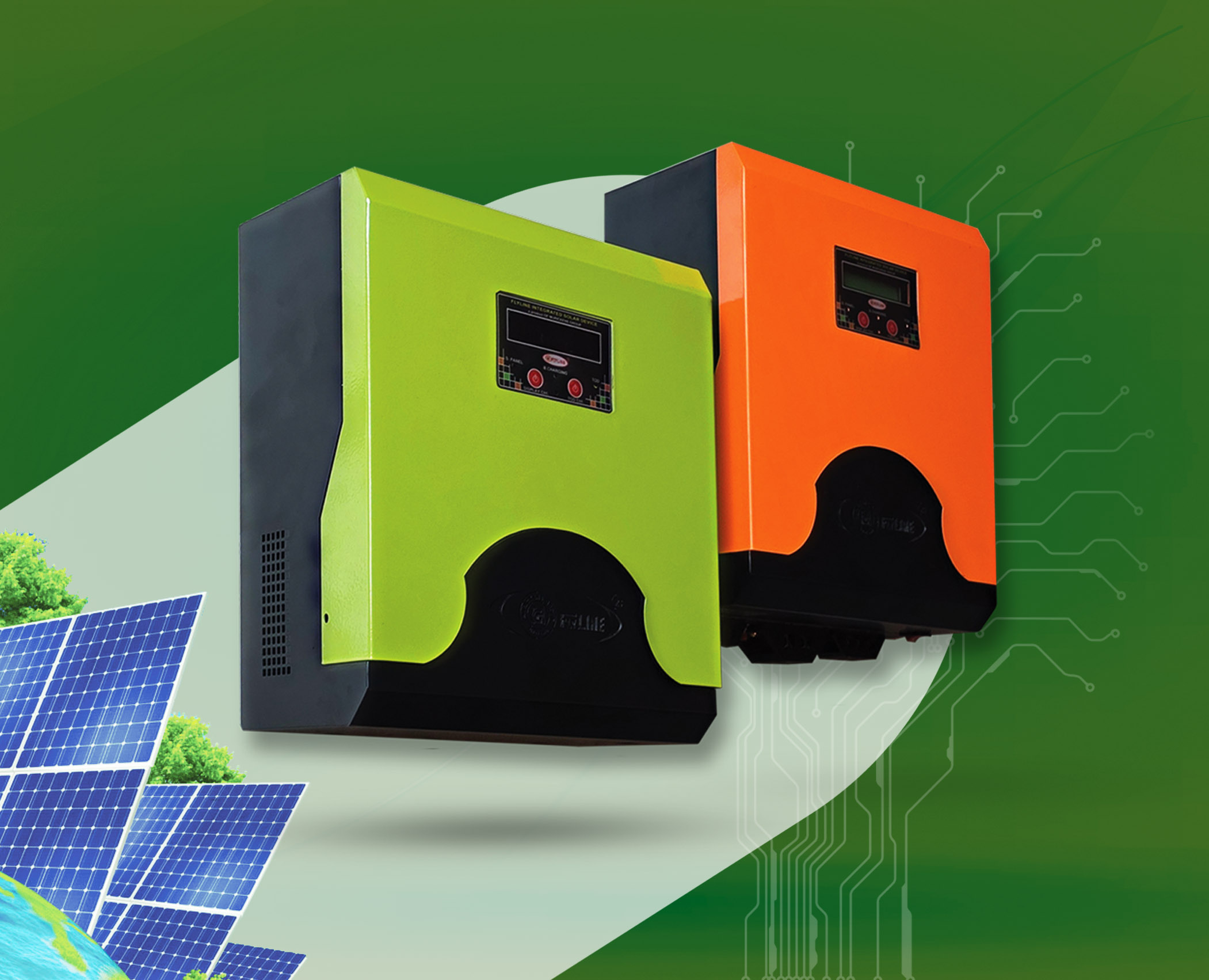 Flyline Integrated Solar Charger
